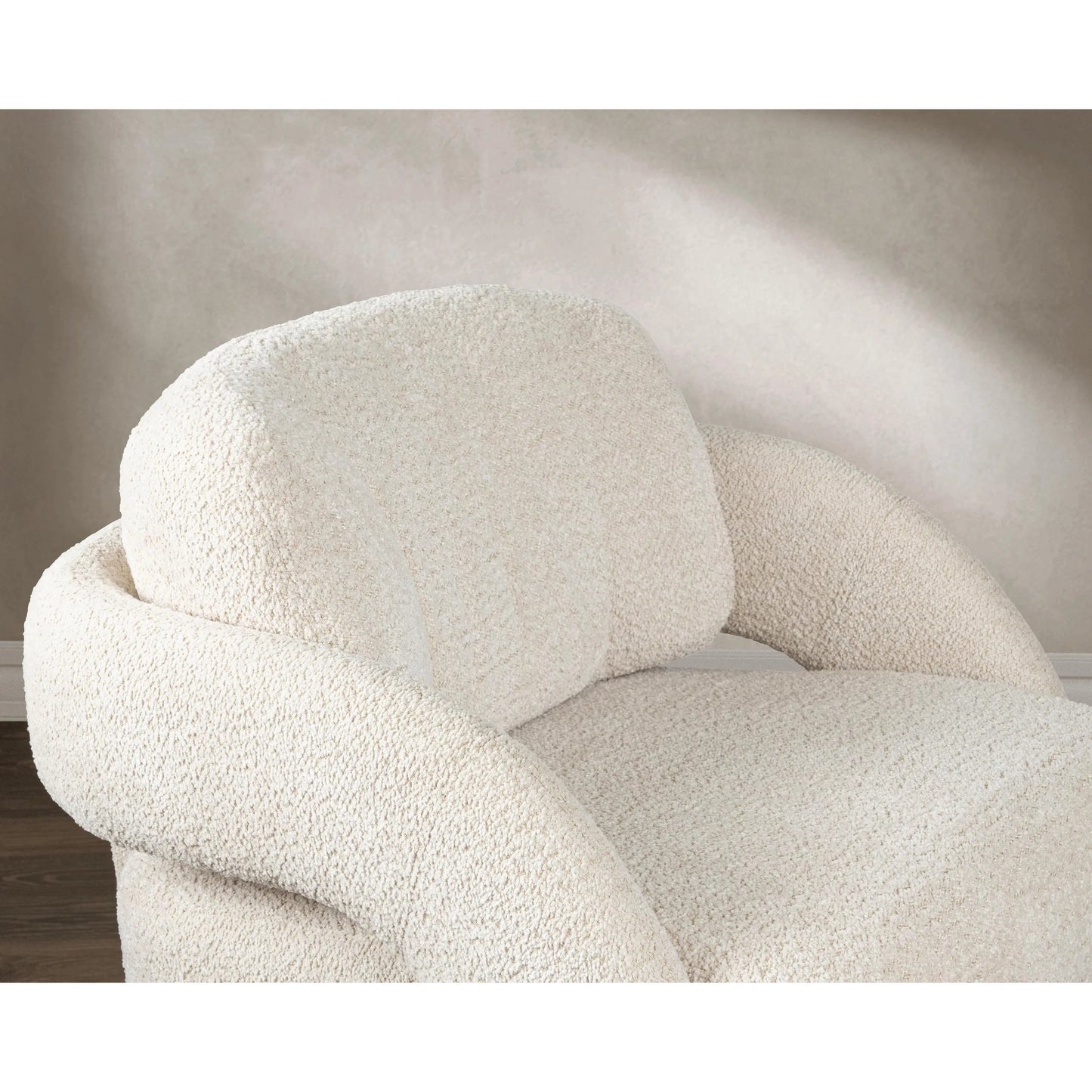007 SI-2303337 | Closeup | Salino Upholstered Fabric Lounge Accent Chair by Classic Home. Made from 100% polyester, rubber wood in a transitional style.