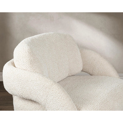 Salino Upholstered Fabric Lounge Accent Chair by Classic Home. Made from 100% polyester, rubber wood in a unique style.