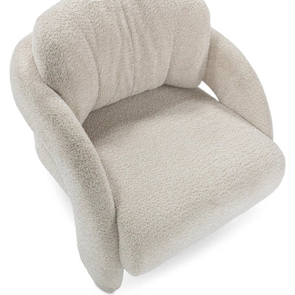 Salino Upholstered Fabric Lounge Accent Chair by Classic Home. Made from 100% polyester, rubber wood in a unique style.