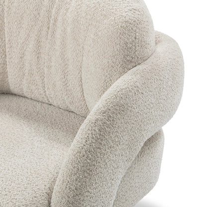 Salino Upholstered Fabric Lounge Accent Chair by Classic Home. Made from 100% polyester, rubber wood in a unique style.