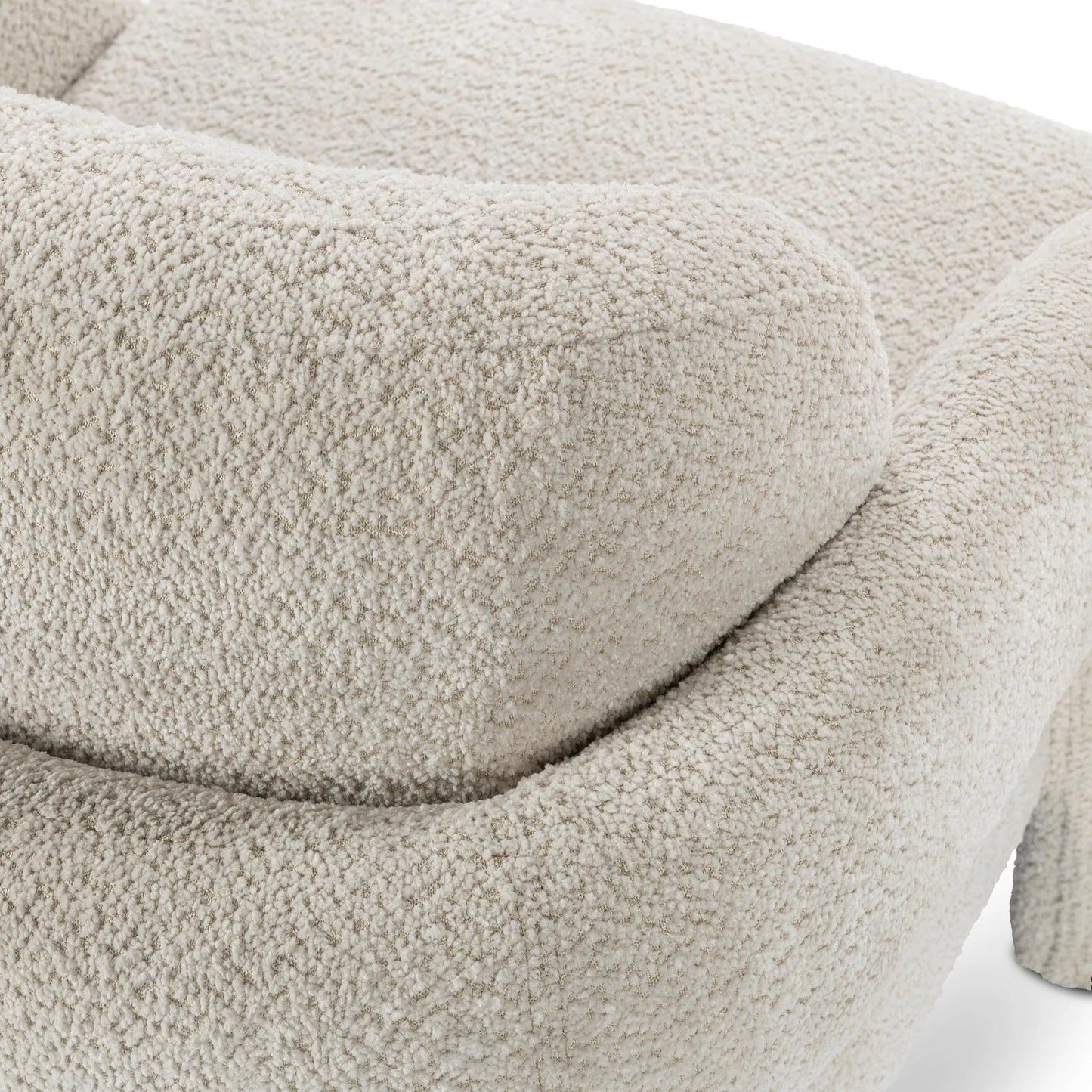 005 SI-2303337 | Closeup | Salino Upholstered Fabric Lounge Accent Chair by Classic Home. Made from 100% polyester, rubber wood in a transitional style.
