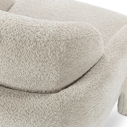 Salino Upholstered Fabric Lounge Accent Chair by Classic Home. Made from 100% polyester, rubber wood in a unique style.