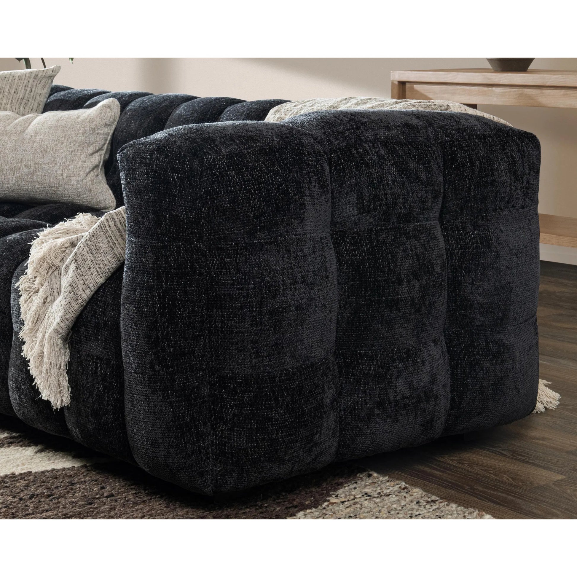 Walter Tufted Fabric Beige Sofa by Classic Home. Made from unique in a transitional style.