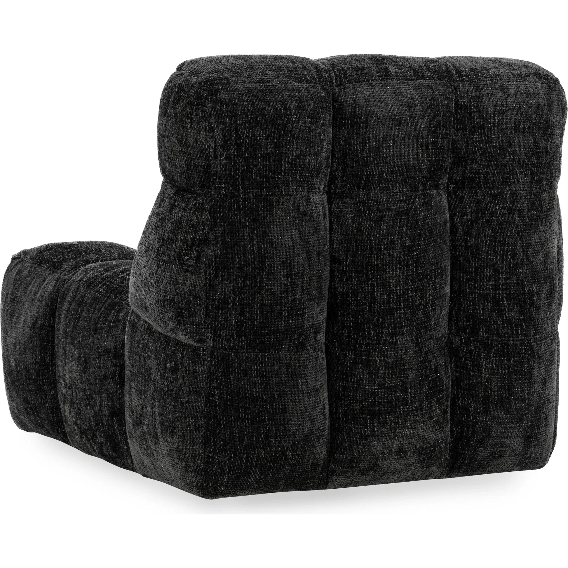 Roba Upholstered Fabric Swivel Lounge Chair by Classic Home in charcoal. Made from 100% polyester in a modern style.
