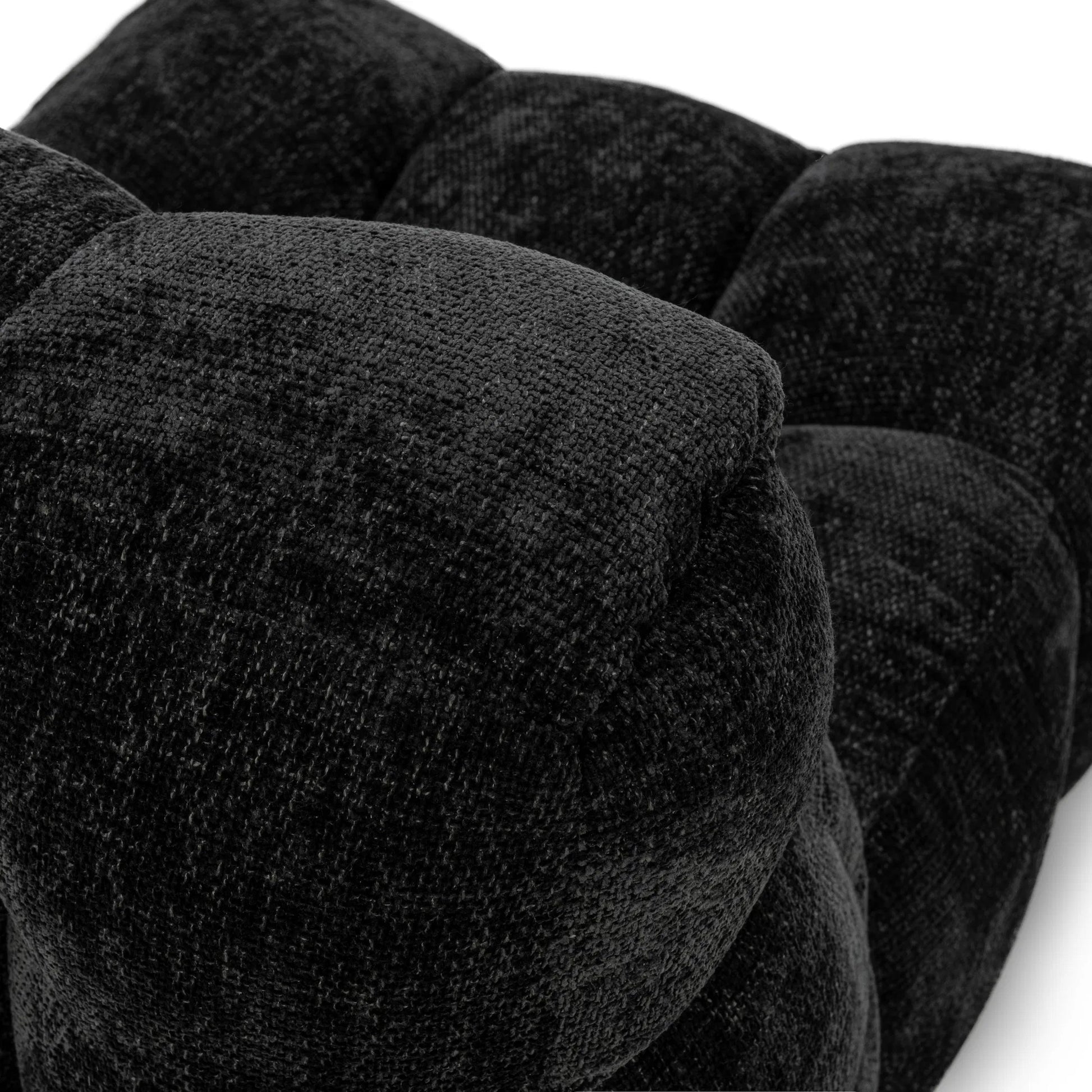 Roba Upholstered Fabric Swivel Lounge Chair by Classic Home in charcoal. Made from 100% polyester in a modern style.