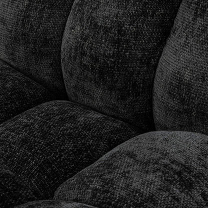 Roba Upholstered Fabric Swivel Lounge Chair by Classic Home in charcoal. Made from 100% polyester in a modern style.