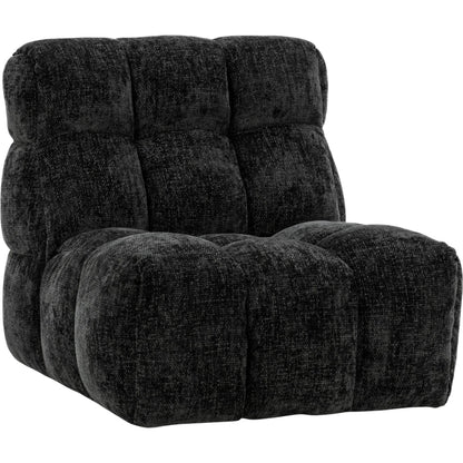 Roba Upholstered Fabric Swivel Lounge Chair by Classic Home in charcoal. Made from 100% polyester in a modern style.