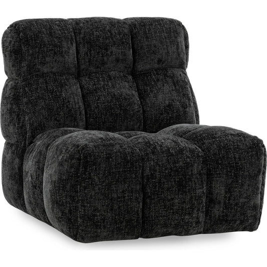 Roba Upholstered Fabric Swivel Lounge Chair by Classic Home in charcoal. Made from 100% polyester in a unique style.