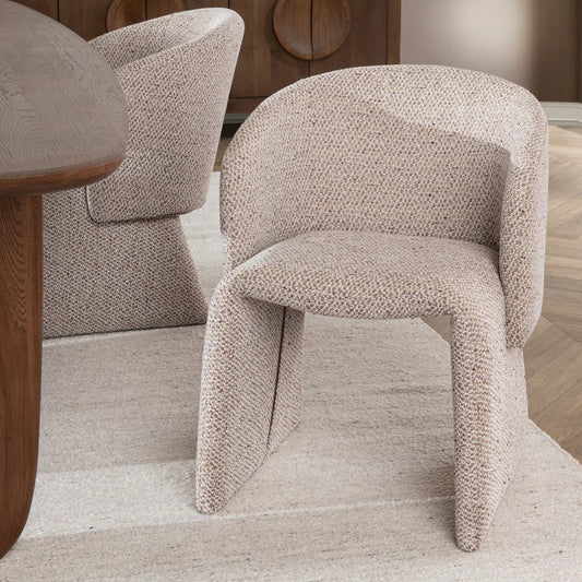 Halstead Upholstered Dining Chair by Classic Home. Made from 100% polyester in a traditional style.