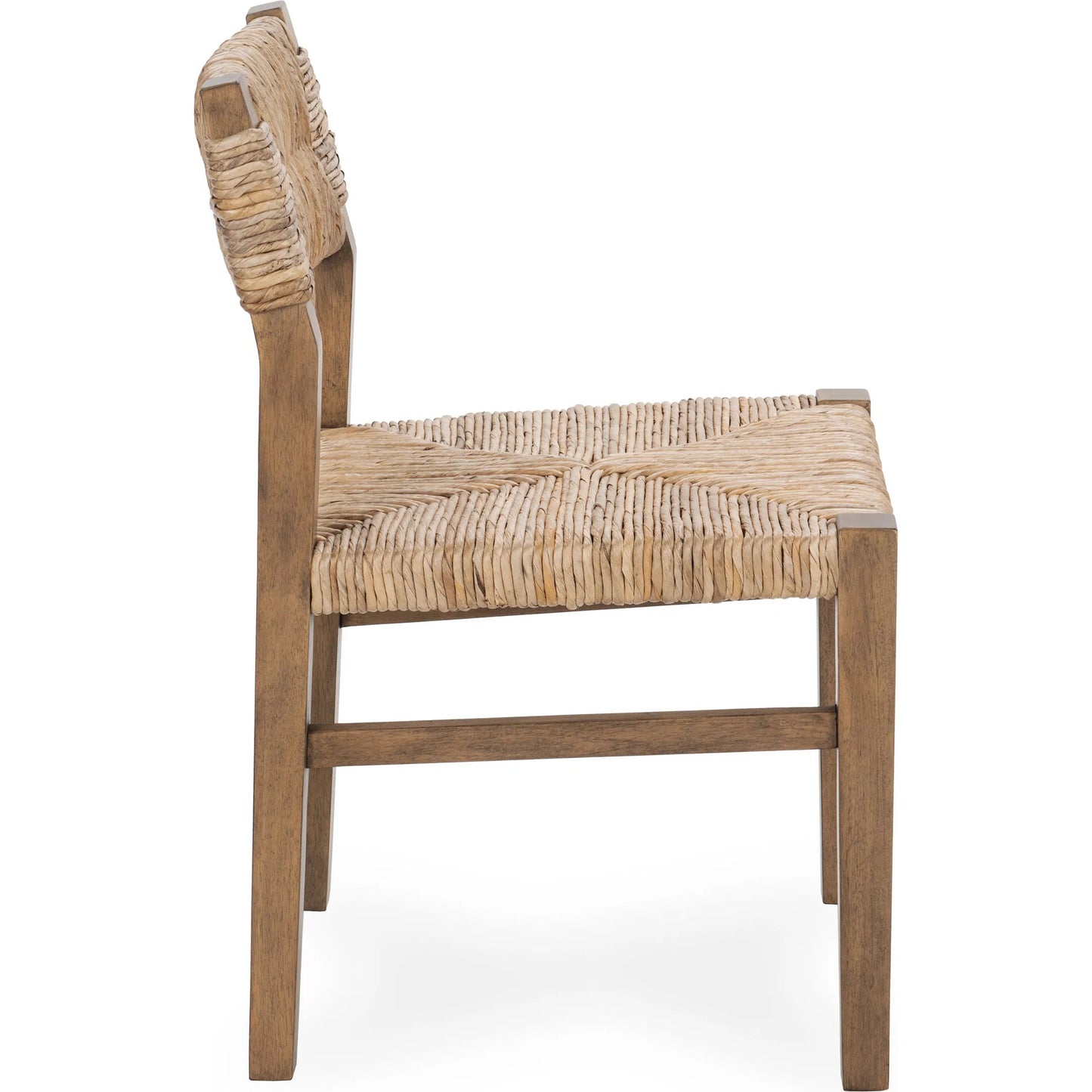 003 SI-2518865 | Additional Silo | Meryn Dining Chair (Set of 2) by Kosas Home in brown wash. Made from banana bark, mahogany wood in a transitional style.