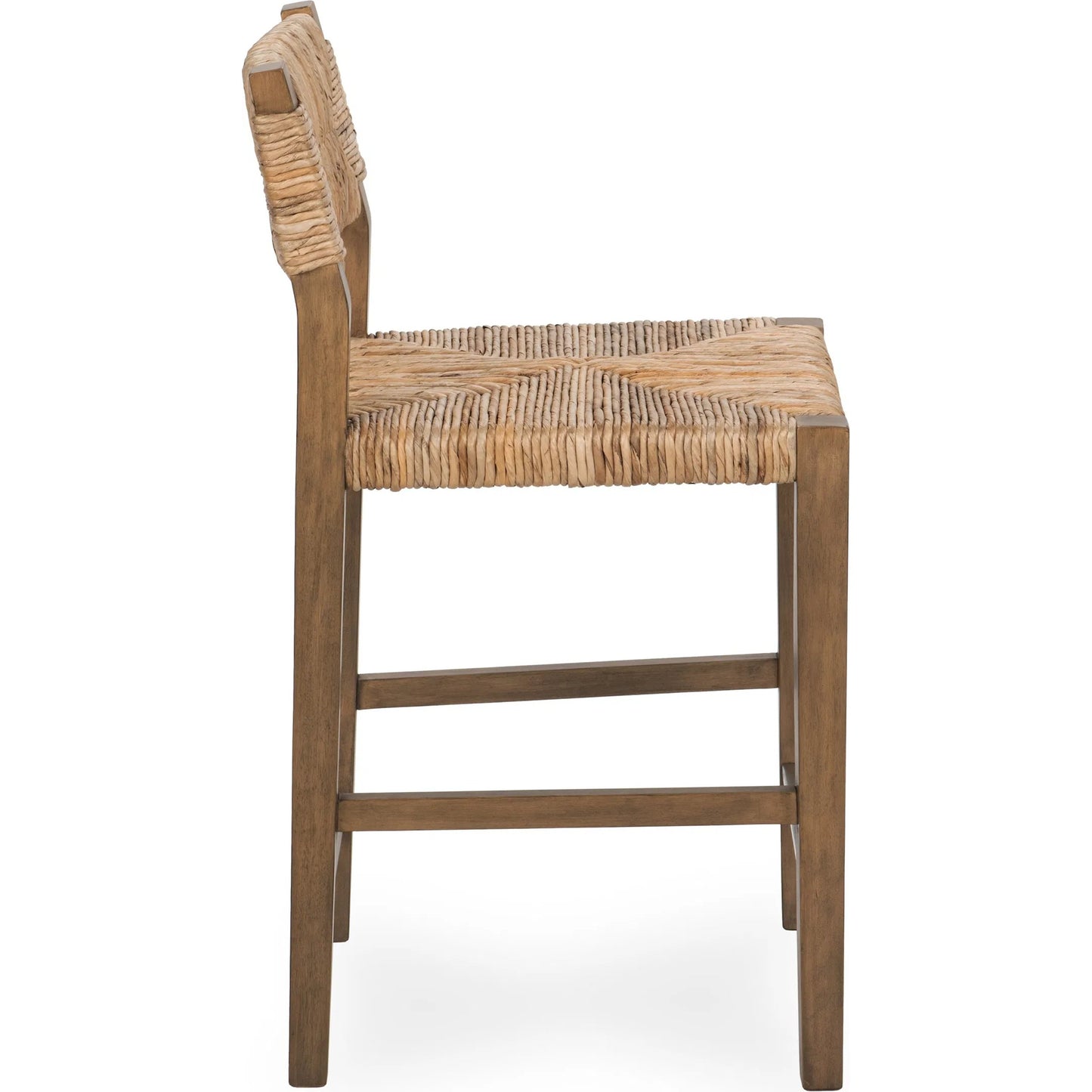 002 SI-2518866 | Additional Silo | Meryn Stool by Kosas Home in brown wash. Made from banana bark, mahogany wood in a transitional style.