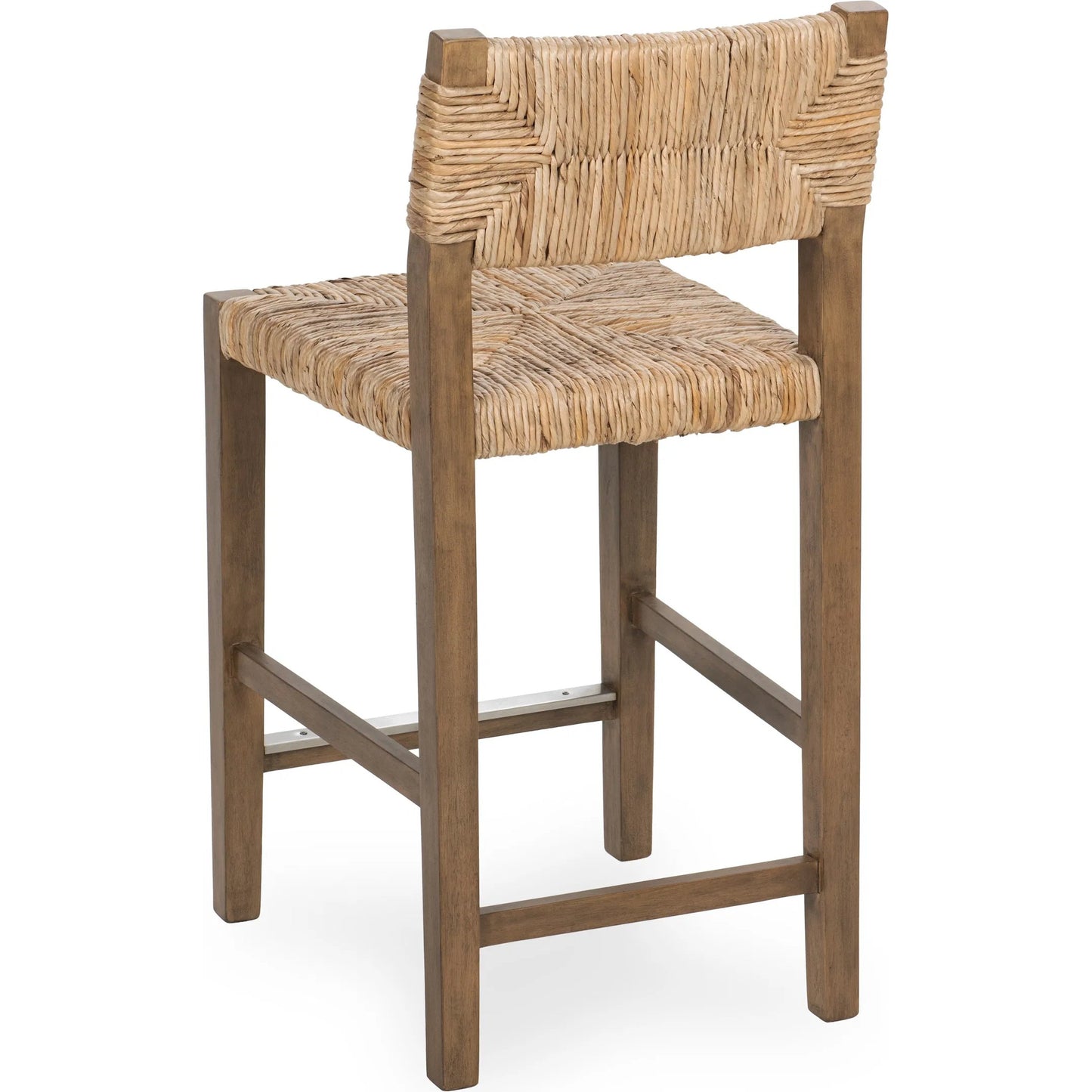 004 SI-2518866 | Additional Silo | Meryn Stool by Kosas Home in brown wash. Made from banana bark, mahogany wood in a transitional style.
