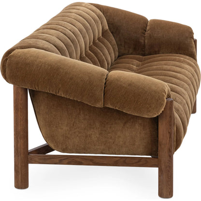Sansa Sofa by Classic Home. Made from 100% polyester, oak wood in a eclectic & global style.