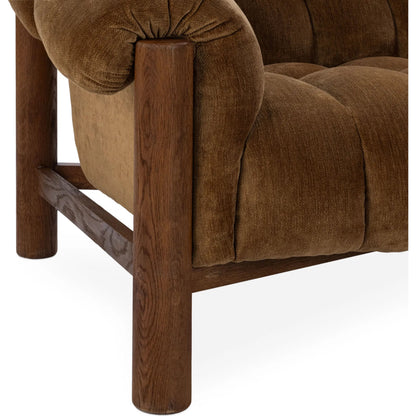 Sansa Sofa by Classic Home. Made from 100% polyester, oak wood in a eclectic & global style.