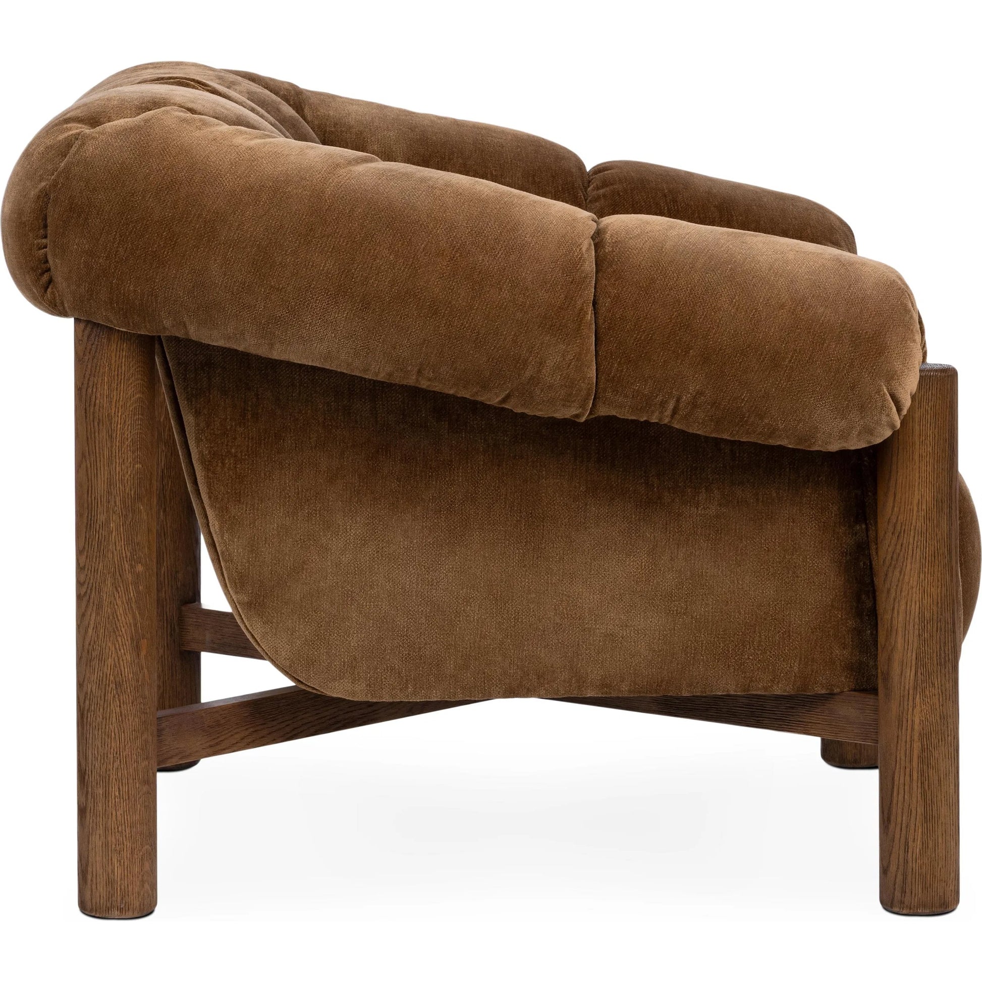 Sansa Accent Chair by Classic Home. Made from 100% polyester, oak wood in a eclectic & global style.
