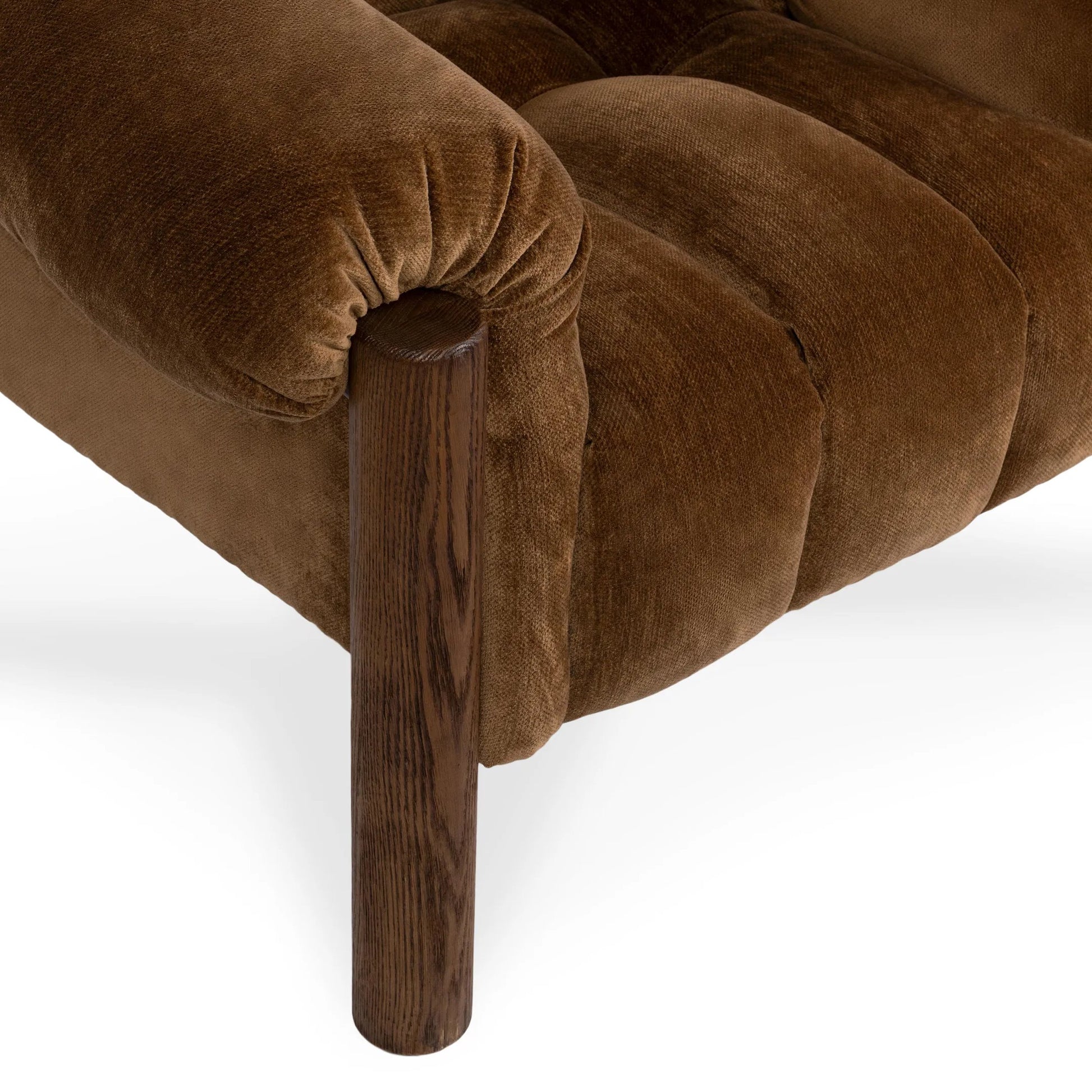 Sansa Accent Chair by Classic Home. Made from 100% polyester, oak wood in a eclectic & global style.