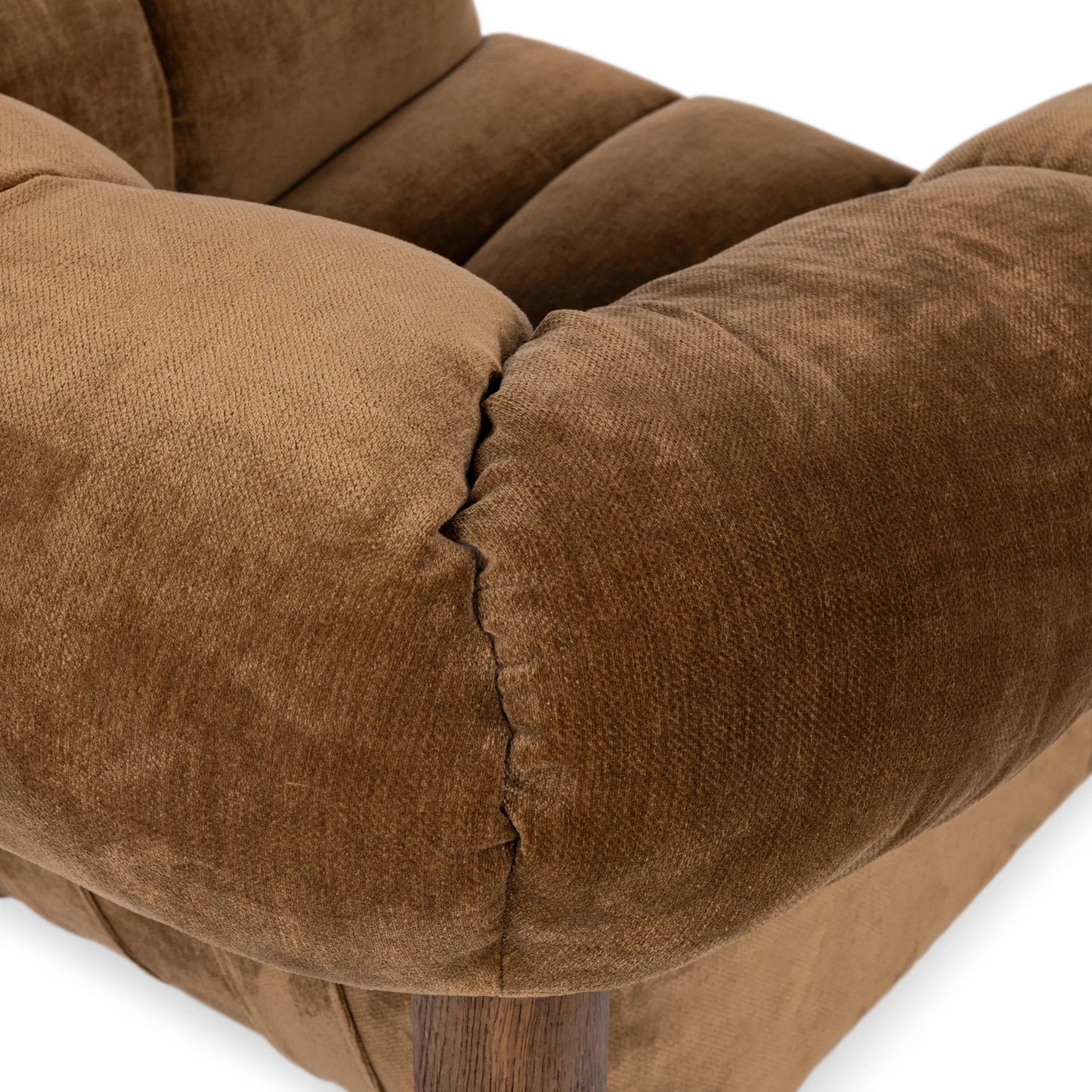 004 SI-2518870 | Closeup | Sansa Accent Chair by Classic Home. Made from 100% polyester, oak wood in a eclectic & global style.