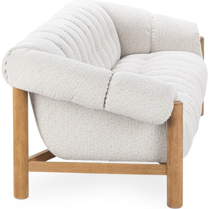 Sansa Sofa by Classic Home. Made from 100% polyester, oak wood in a eclectic & global style.