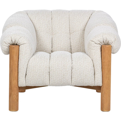 Sansa Accent Chair by Classic Home. Made from 100% polyester, oak wood in a eclectic & global style.