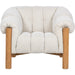 Sansa Accent Chair by Classic Home. Made from 100% polyester, oak wood in a eclectic & global style.