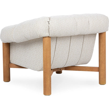 Sansa Accent Chair by Classic Home. Made from 100% polyester, oak wood in a eclectic & global style.