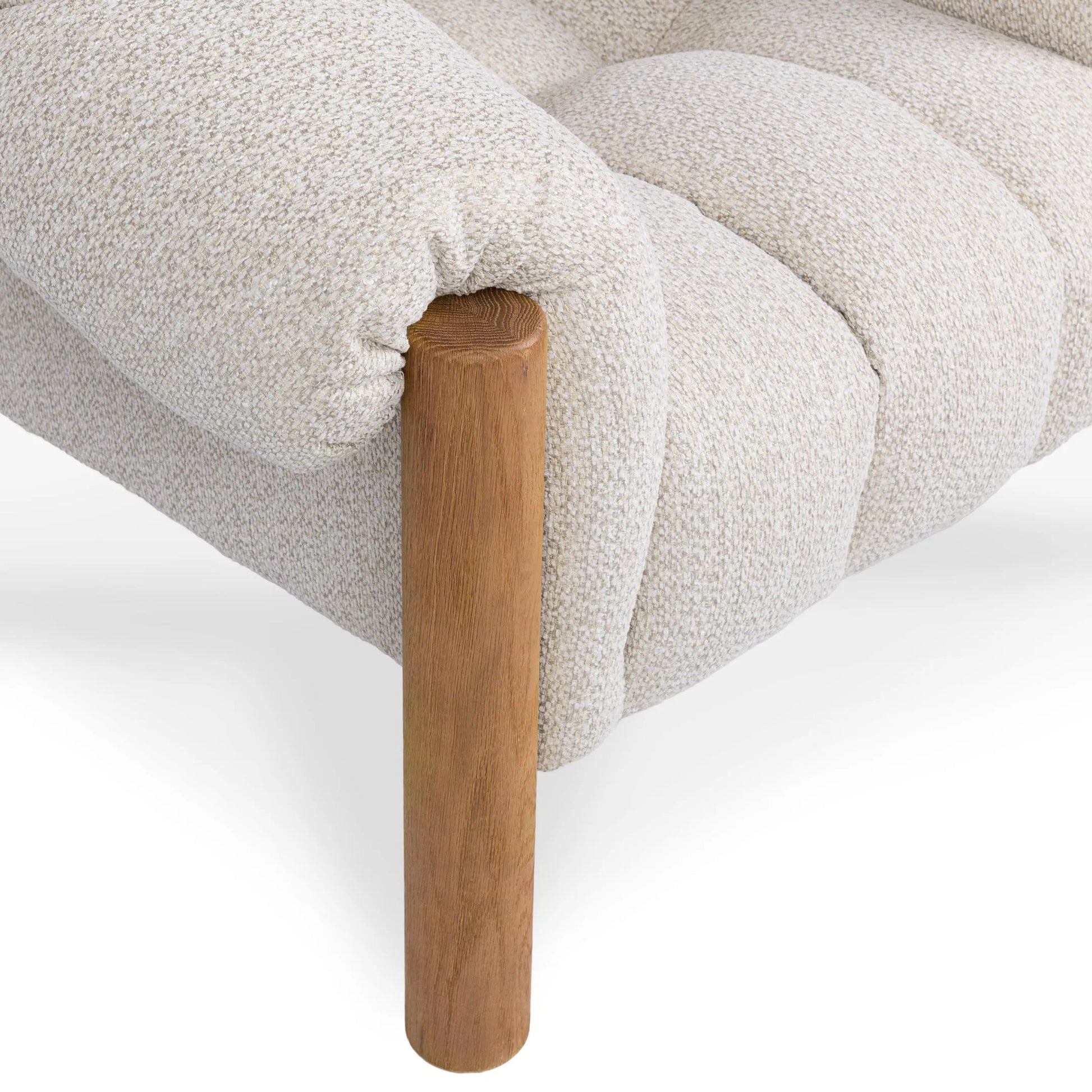 Sansa Accent Chair by Classic Home. Made from 100% polyester, oak wood in a eclectic & global style.