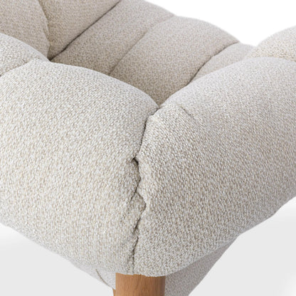 Sansa Accent Chair by Classic Home. Made from 100% polyester, oak wood in a eclectic & global style.