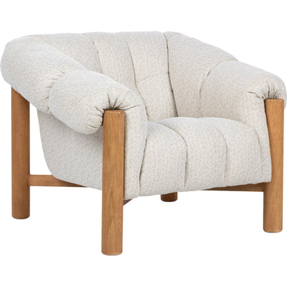 Sansa Accent Chair by Classic Home. Made from 100% polyester, oak wood in a eclectic & global style.