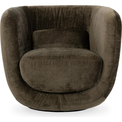 Nico Accent Chair by Classic Home in olive green. Made from 100% polyester in a traditional style.