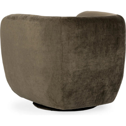 Nico Accent Chair by Classic Home in olive green. Made from 100% polyester in a traditional style.