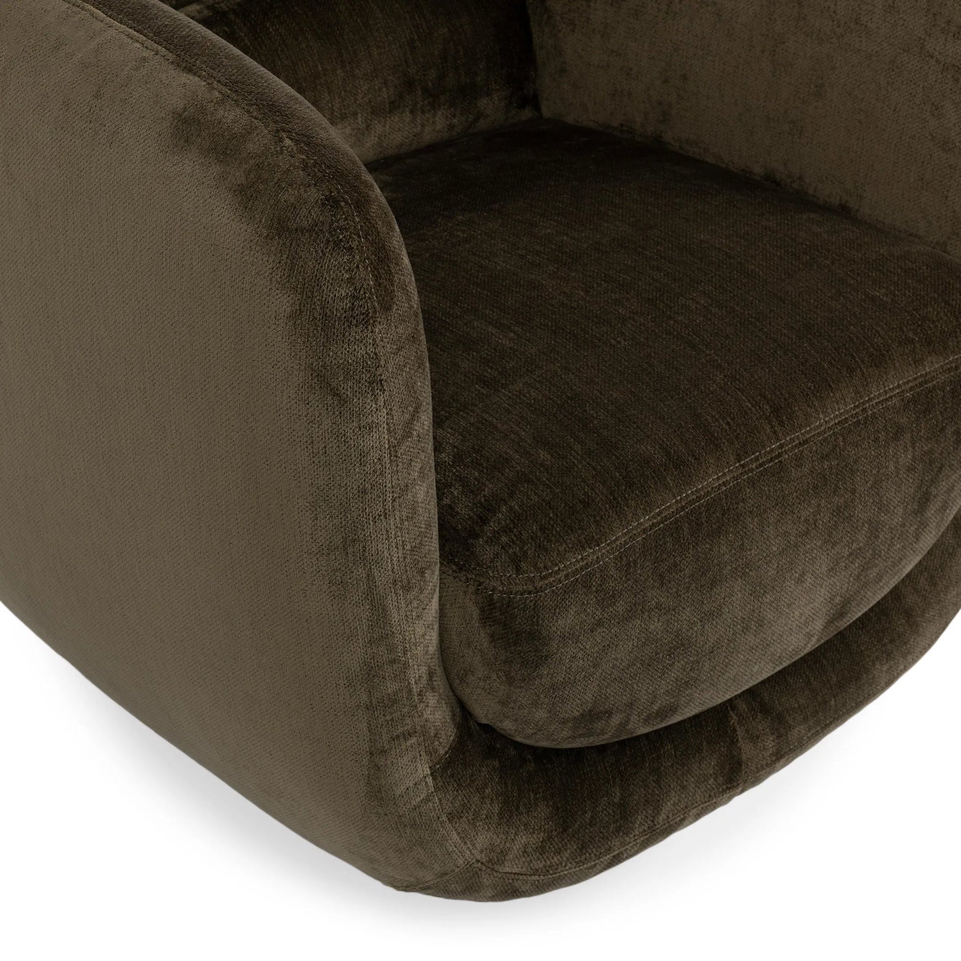 Nico Accent Chair by Classic Home in olive green. Made from 100% polyester in a traditional style.