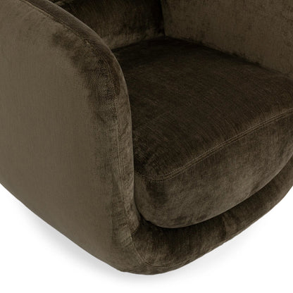 Nico Accent Chair by Classic Home in olive green. Made from 100% polyester in a traditional style.
