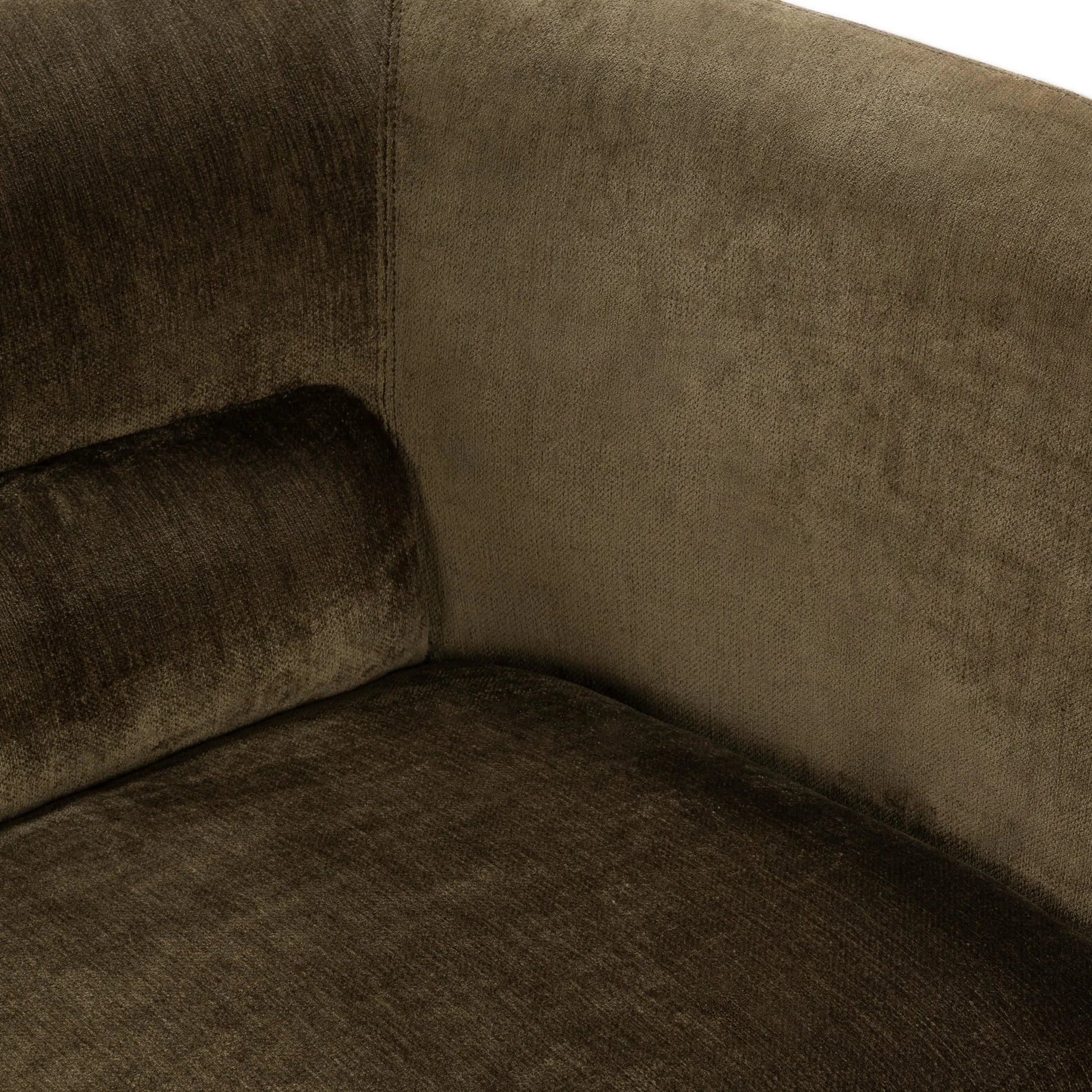 Nico 93" Brick Curved Sofa by Classic Home. Made from 100% polyester in a transitional style.