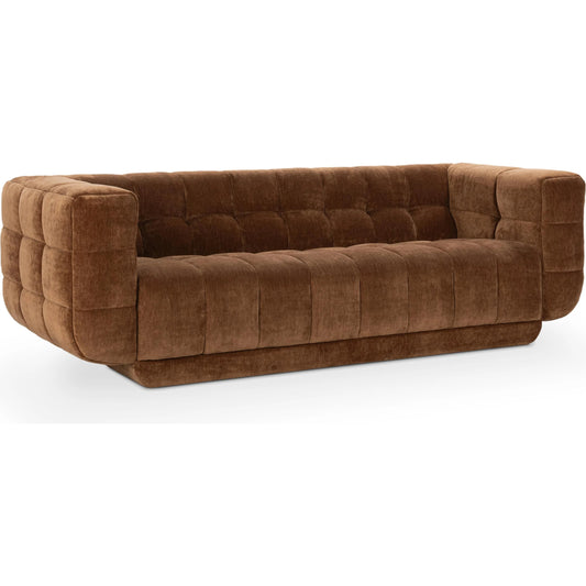 Thea Sofa by Classic Home in bronze. Made from 100% polyester in a eclectic & global style.
