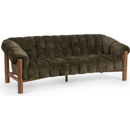 Sansa Sofa by Classic Home. Made from 100% polyester, oak wood in a eclectic & global style.