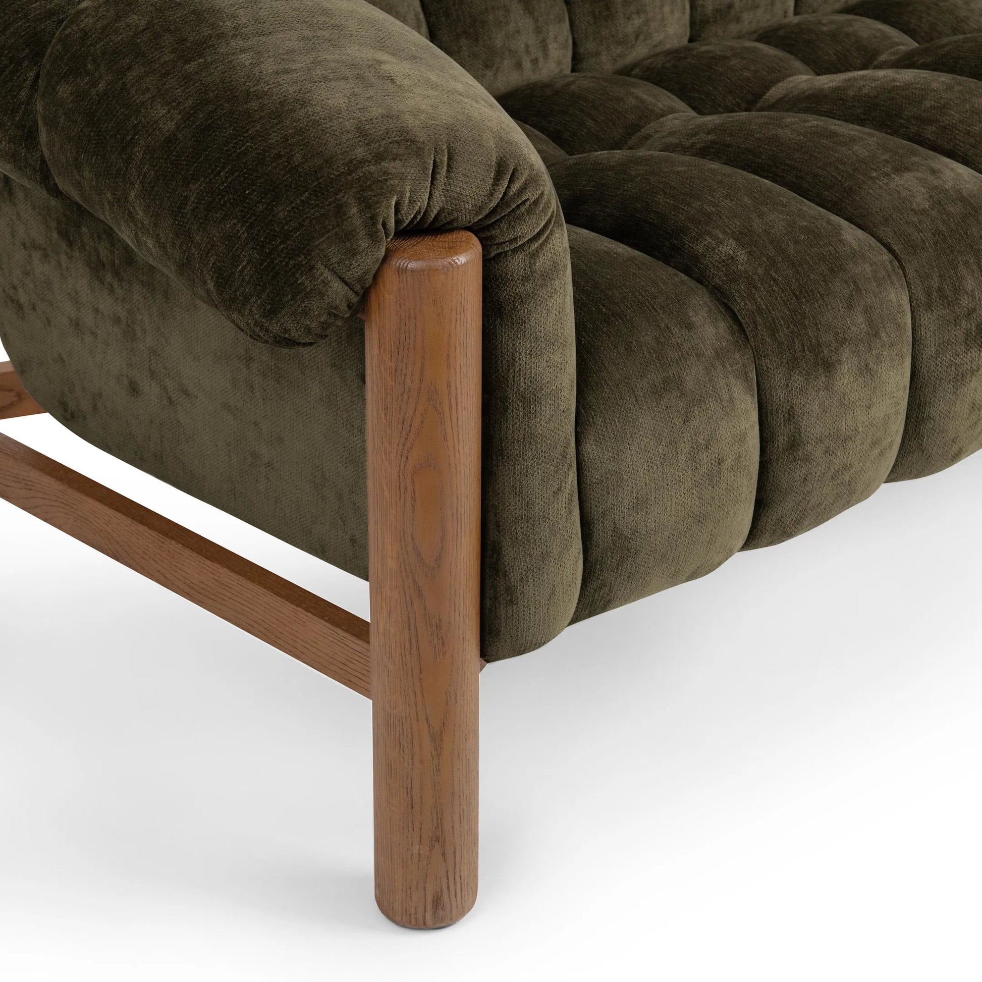 Sansa Sofa by Classic Home. Made from 100% polyester, oak wood in a eclectic & global style.