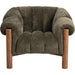 Sansa Accent Chair by Classic Home. Made from 100% polyester, oak wood in a eclectic & global style.