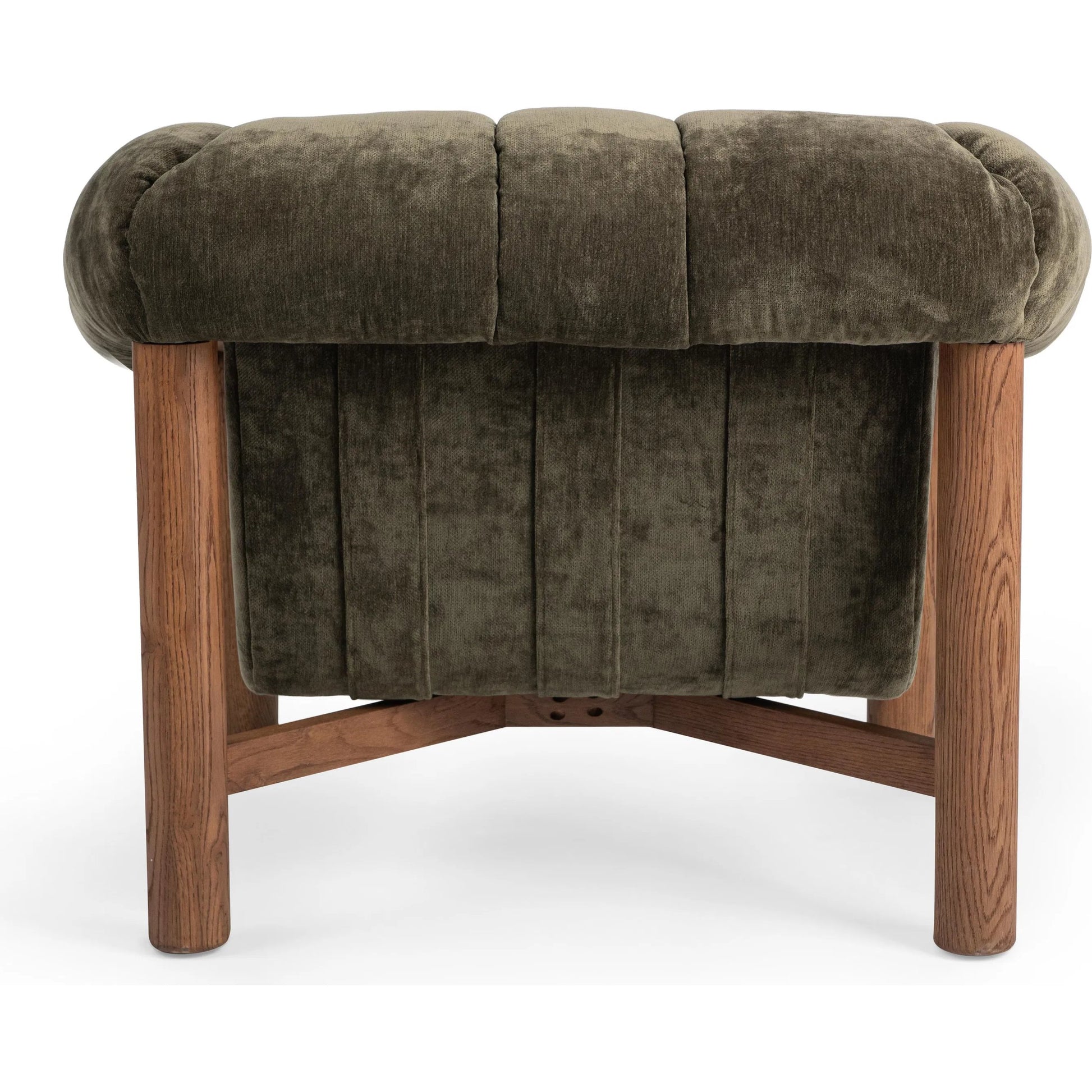 Sansa Accent Chair by Classic Home. Made from 100% polyester, oak wood in a eclectic & global style.
