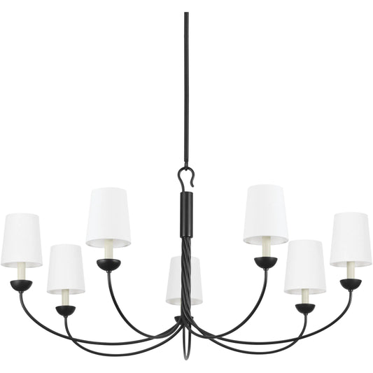 Montpelier 7-Light Chandelier by Hudson Valley. Made from iron in a unique style.