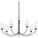 Montpelier 7-Light Chandelier by Hudson Valley. Made from iron in a traditional style.