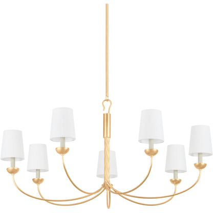 Montpelier 7-Light Chandelier by Hudson Valley. Made from iron in a traditional style.