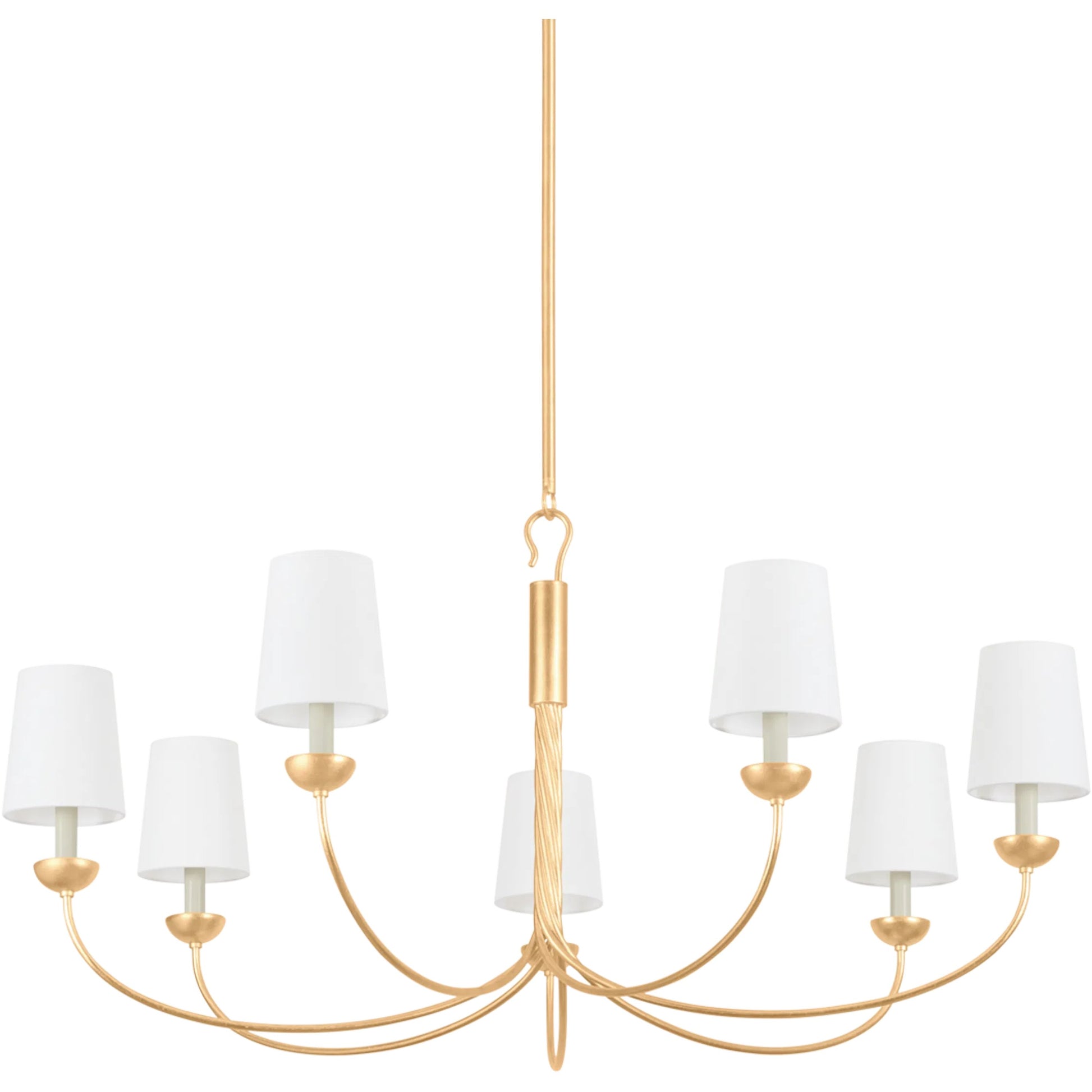 Montpelier 7-Light Chandelier by Hudson Valley. Made from iron in a traditional style.