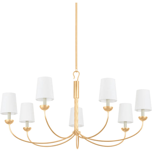 Montpelier 7-Light Chandelier by Hudson Valley. Made from iron in a unique style.