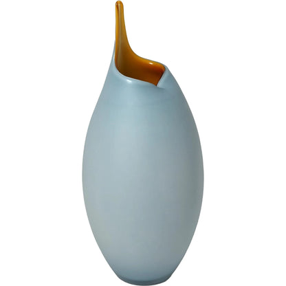 Frosted Vase by Global Views. Made from glass in a modern style.