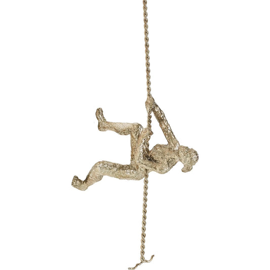 Climbing Woman by Global Views. Made from cast iron in a modern style.
