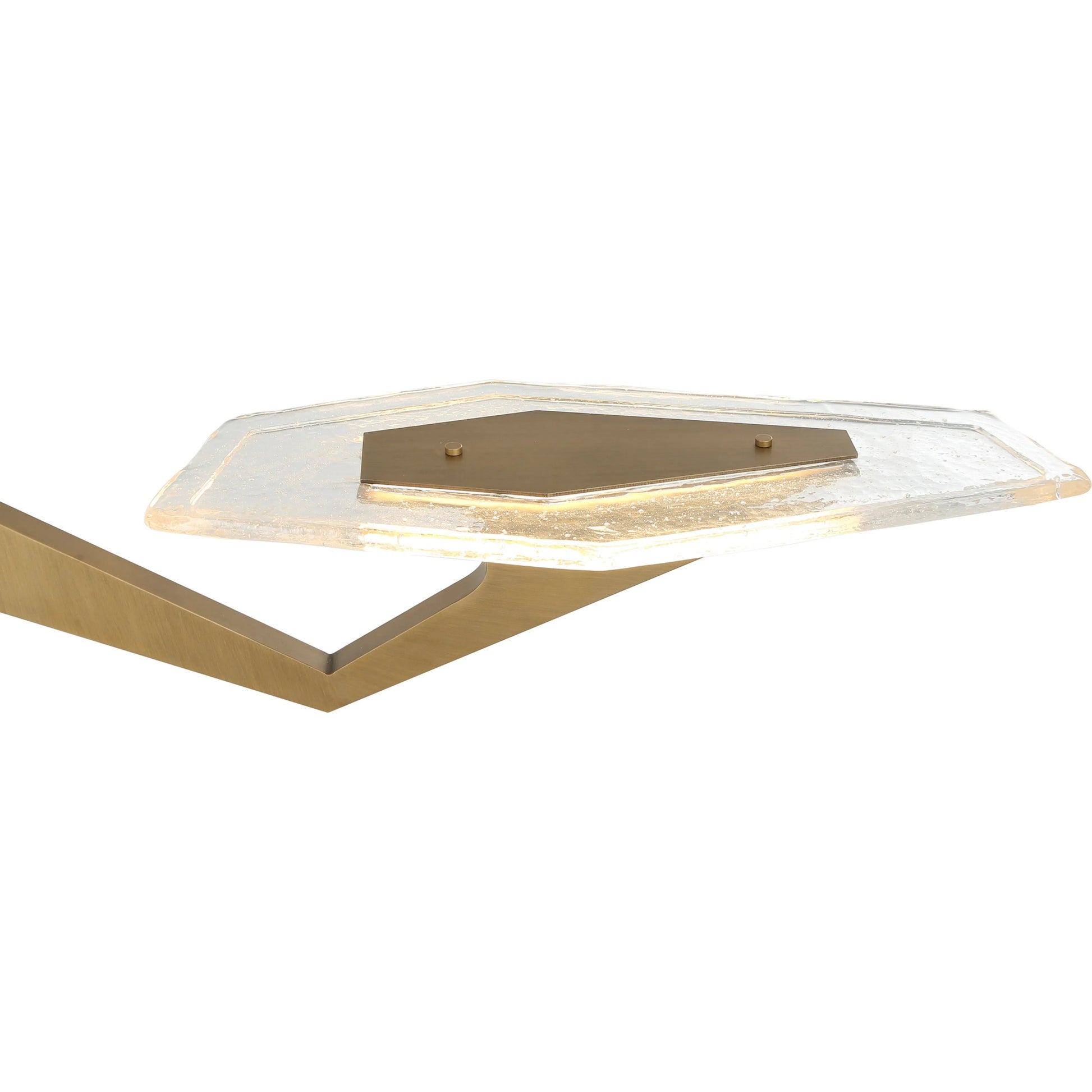Down the Wrong Path Linear Chandelier by Varaluz in brass kisser. Made from unique in a modern style.