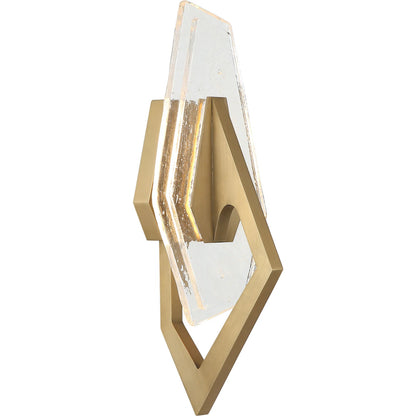Down the Wrong Path Sconce by Varaluz in brass kisser. Made from unique in a modern style.