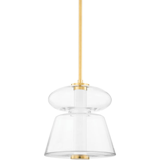 Palermo Pendant by Hudson Valley. Made from steel in a transitional style.