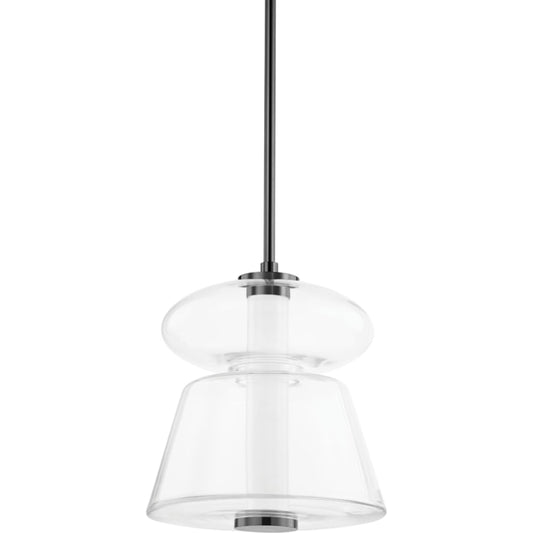 Palermo Pendant by Hudson Valley. Made from steel in a transitional style.