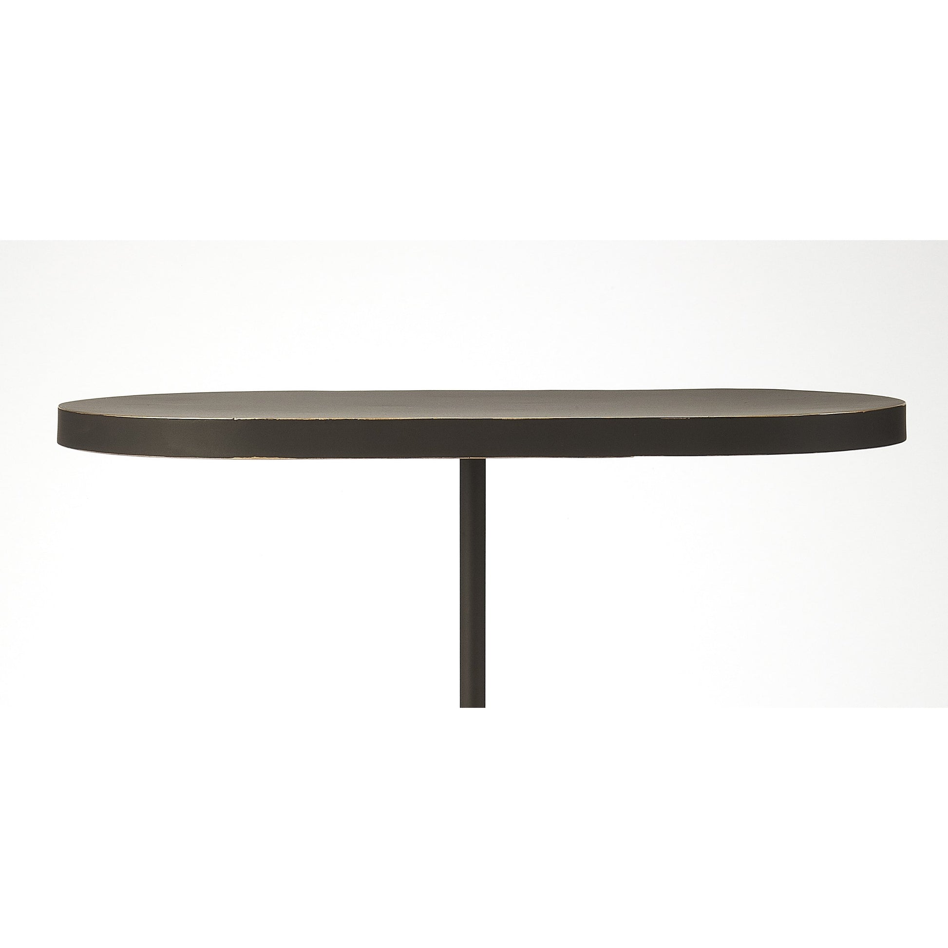 Cleo End Table by Butler Specialty Company in black and black gold. Made from iron, mdf in a modern style.